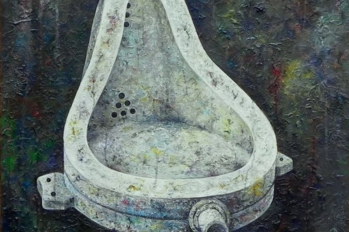 Money Wash in a fountain